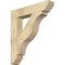Ekena Millwork Funston Slat Rough Sawn Bracket, Douglas Fir, 6"W x 34"D x 38"H BKT06X34X38FST06RDF - alternate 1